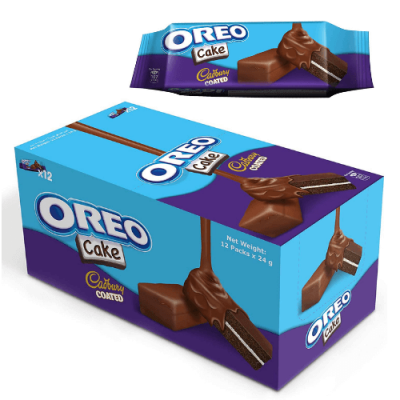 Cadbury Oreo Cake Bars 12x24g – תמונה 1