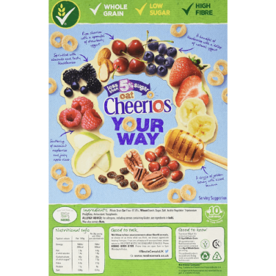 ⁦Nestle Oat Cheerios Low Sugar 325g⁩ – תמונה ⁦2⁩
