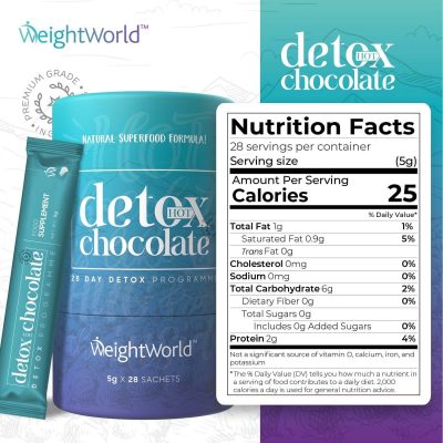 Weight World Detox Hot Chocolate 5gX28 – תמונה 2