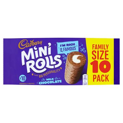 Cadbury Mini Rolls Milk Chocolate 10 Pack – תמונה 1