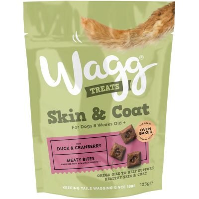 Wagg Duck and Cranberry Skin and Coat Dog Treats 125g – תמונה 1