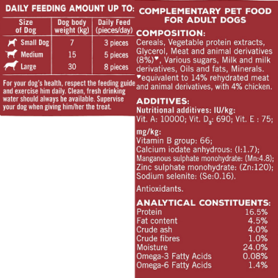 Bakers Mini Bones Chicken Dog Treats 94g – תמונה 4