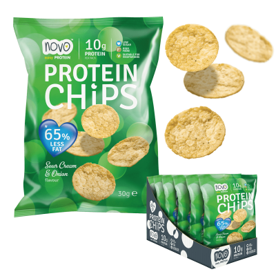 NOVO Nutrition Protein Chips 6 X 30g – תמונה 3