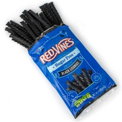 Red Vines Sugar Free Black Licorice Twists 141g – תמונה 1