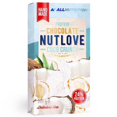 ⁦AllNutrition Protein Chocolate Nutlove Coco Crunch 100g⁩ – תמונה ⁦1⁩