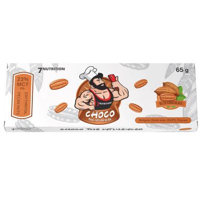 7Nutrition Choco The Influencer Keto Chocolate Belgian Dark Cocoa 65g – תמונה 1
