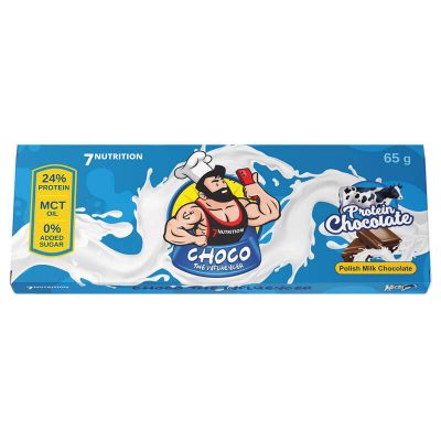 ⁦7Nutrition Choco The Influencer Protein Chocolate Milk Chocolate 65g⁩ – תמונה ⁦1⁩