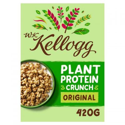 W.K Kellogg Plant Protein Crunch Original Cereal 420g – תמונה 1