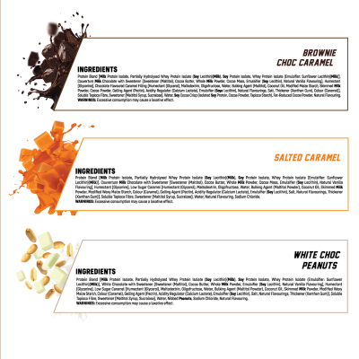 Dorian Yates Fat Off! Whey Protein Bar 12x60g – תמונה 3