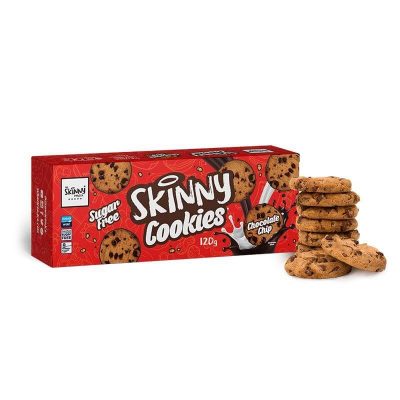 ⁦The Skinny Food Co Skinny Cookies Sugar Free 120g⁩ – תמונה ⁦1⁩