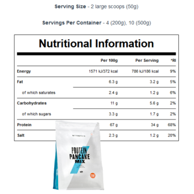 Pancake Bundle High Protein Low Sugar – תמונה 3