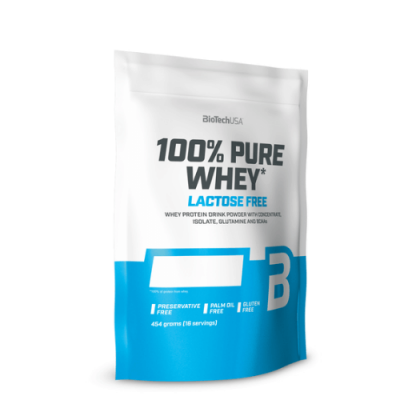 ⁦BioTechUSA 100% Pure Whey Lactose Free 454g⁩ – תמונה ⁦1⁩