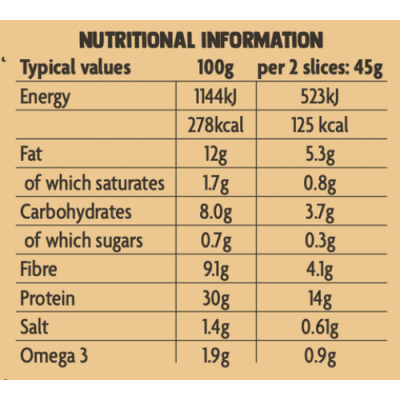 Skinny Low Carb High Protein Bread 360g – תמונה 3