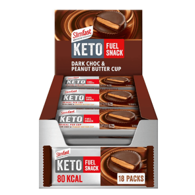 Slimfast Keto Peanut Buttercups 18x28g – תמונה 2
