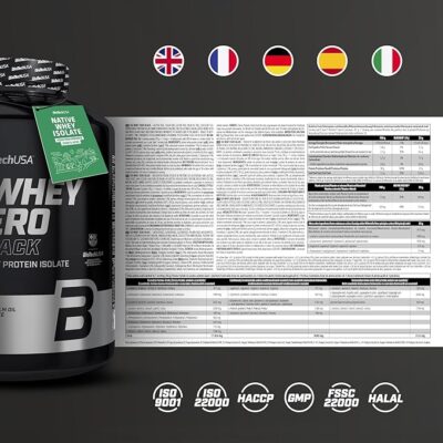 BioTechUSA Iso Whey Zero Black 1816 grams – תמונה 3