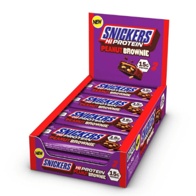Snickers Hi Protein Brownie Bar 12x50g – תמונה 1