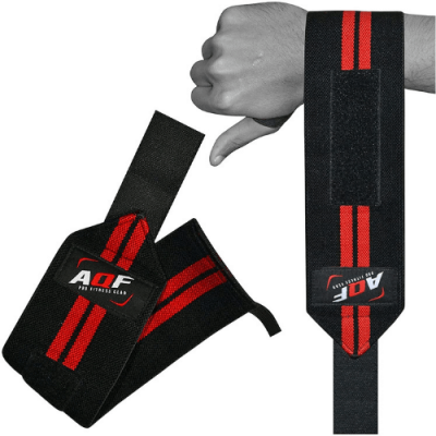 ⁦AQF Power Weight Lifting Wrist Wraps⁩ – תמונה ⁦5⁩
