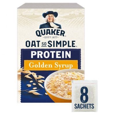 Quaker Oat So Simple Protein Golden Syrup Porridge 8X43G – תמונה 1