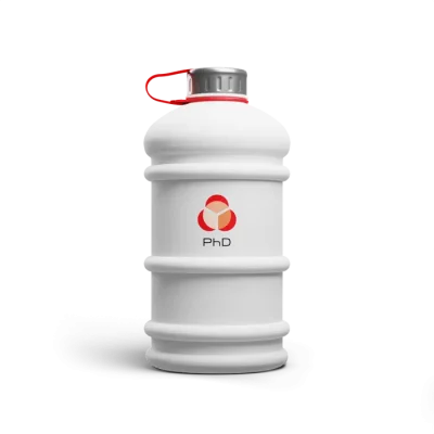 PhD Handled Bottle with Stainless Round Metal Cap 2.2L – תמונה 1