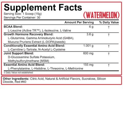 Rich Piana 5% Nutrition Drink Sleep Grow Night Time Aminos 450g – תמונה 3