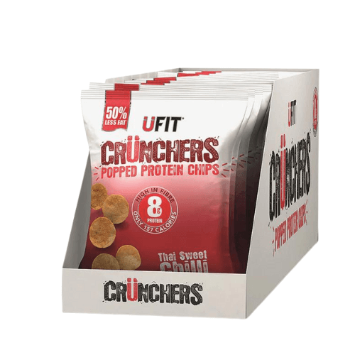 UFIT Crunchers Popped Protein Chips 6x35g