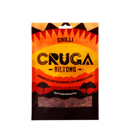 Cruga Chilli Biltong Beef Gluten Free 60G – תמונה 1