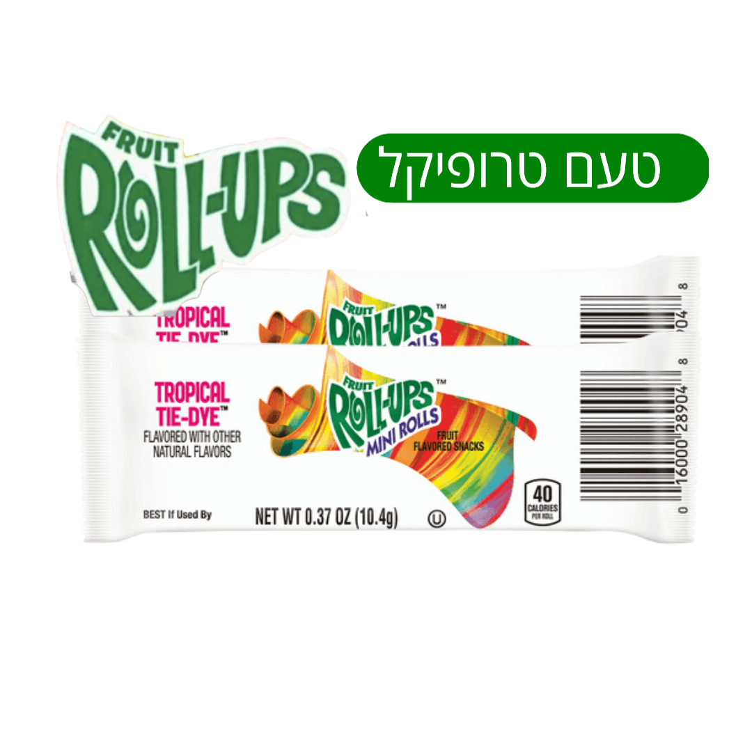 Fruit Roll Ups Tropical Tie Dye Mini Fruit Roll Ups, 0.37 Ounce