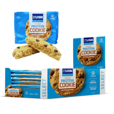 USN Select High Protein Cookie 12x60g – תמונה 1
