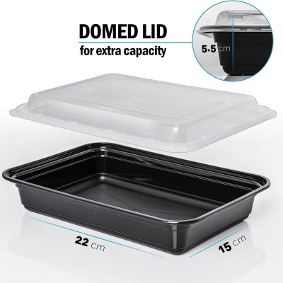 ⁦Igluu Meal Prep Food Containers 1 Compartment 10 Pack⁩ – תמונה ⁦4⁩
