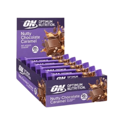 Optimum Nutrition Nutty Chocolate Caramel Protein Bars 10x70g – תמונה 1