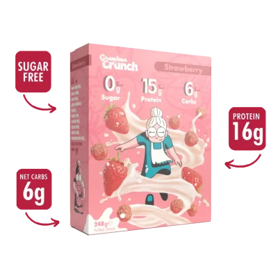 Grandma Crunch High Protein Cereal 248g *Keto Recipe* – תמונה 3