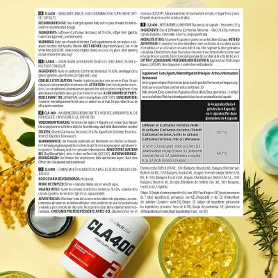 ⁦Biotechusa CLA 400 80 Caps⁩ – תמונה ⁦3⁩