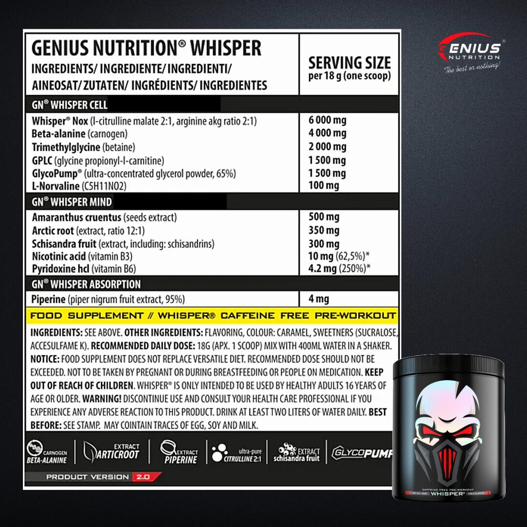 Genius Nutrition Whisper 400g-01