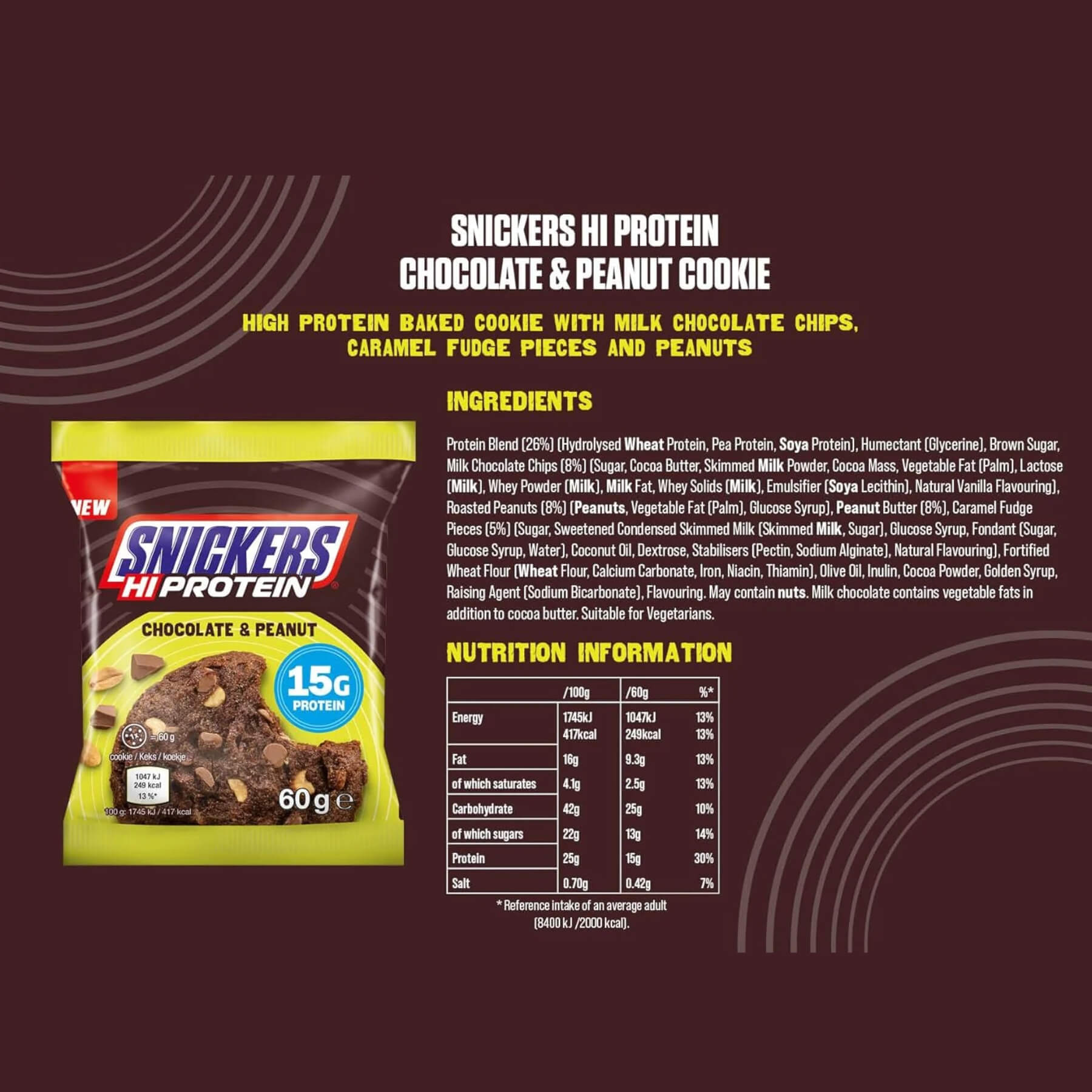 Snickers Protein Cookie