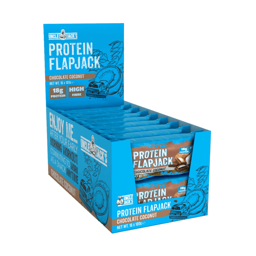 Uncle Jack’s Protein Flapjacks 16 X 100g-04