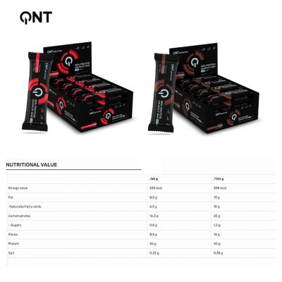 ⁦QNT Metapure Crunchy Protein Bar 12x65g⁩ – תמונה ⁦4⁩