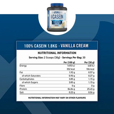 ⁦Applied Nutrition 100% Casein 1.8kg⁩ – תמונה ⁦4⁩