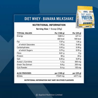 ⁦Applied Nutrition Diet Whey 1kg⁩ – תמונה ⁦5⁩