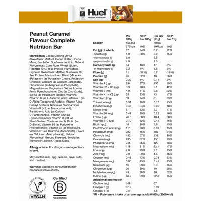 ⁦Huel Complete Nutrition Bar 12x51g⁩ – תמונה ⁦4⁩