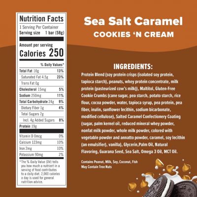 JiMMY! Protein Bars Cookies 'N Cream Variety Box 15 x 58g – תמונה 3