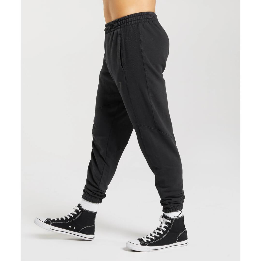 Power Washed Joggers Black Size M -05