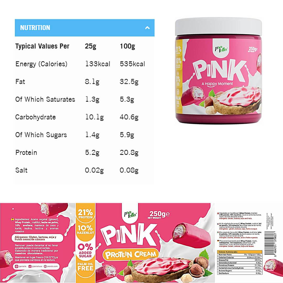 Protella Protein Cream Pink Cake 250g-01