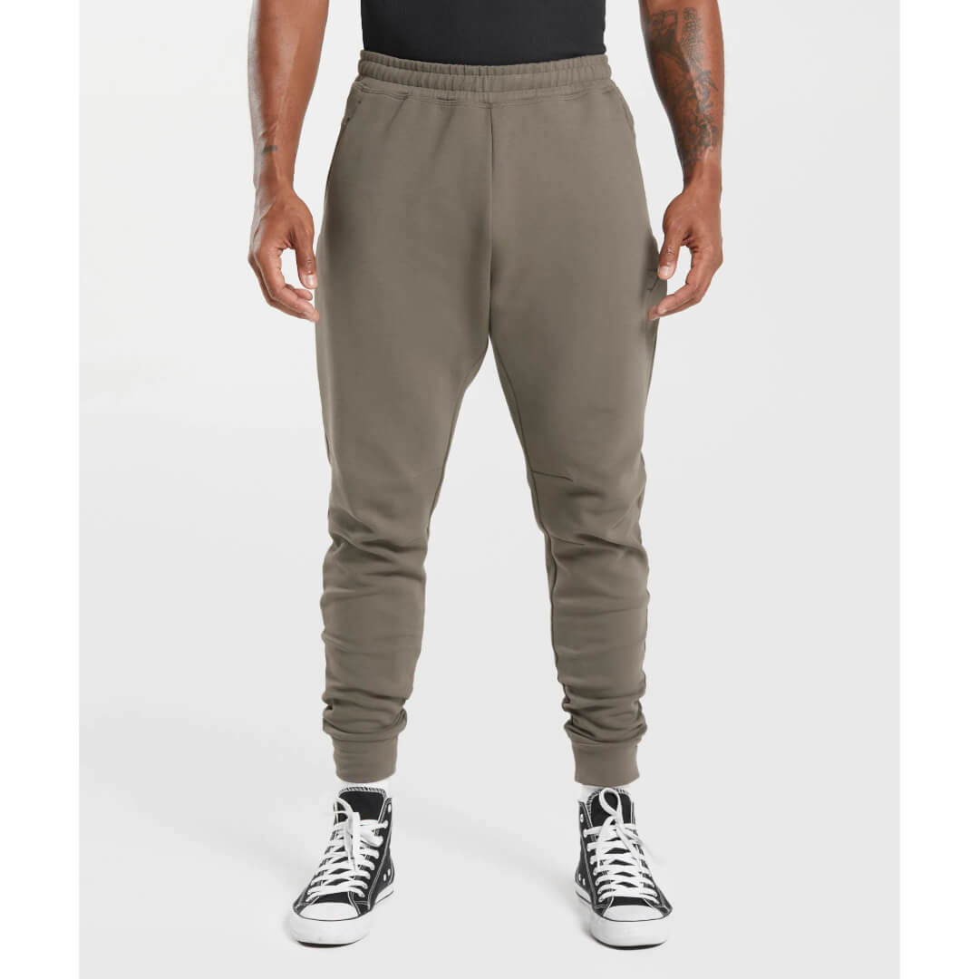 Rest Day Knit Joggers Camo Brown-02