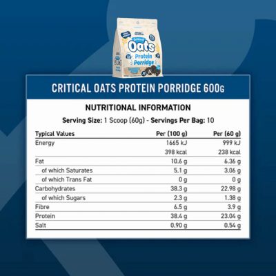 Applied Nutrition Critical Oats Advanced Protein Porridge 600g – תמונה 5
