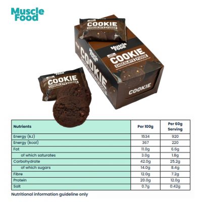 Musclefood High Protein Cookie 12x60g – תמונה 5