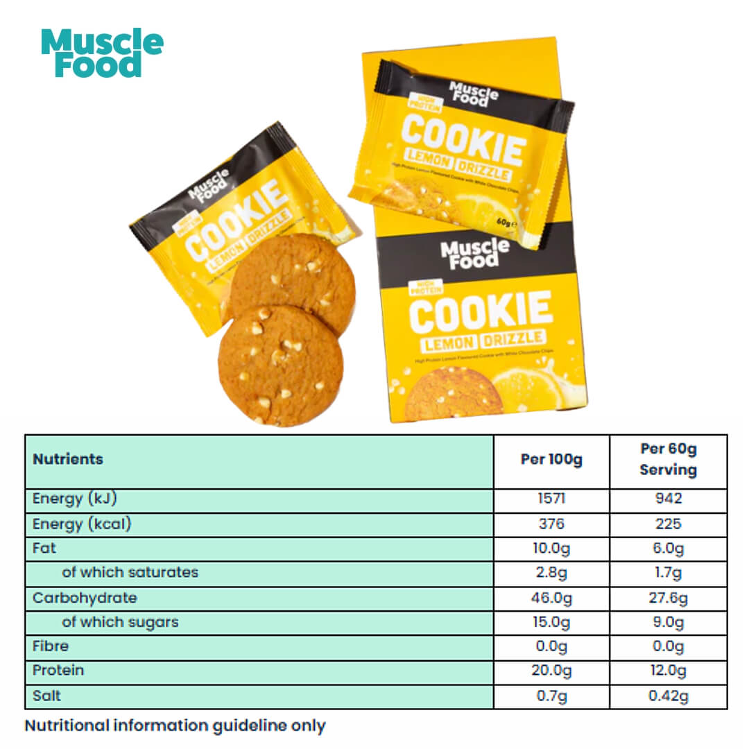 Musclefood High Protein Cookie 12x60g5