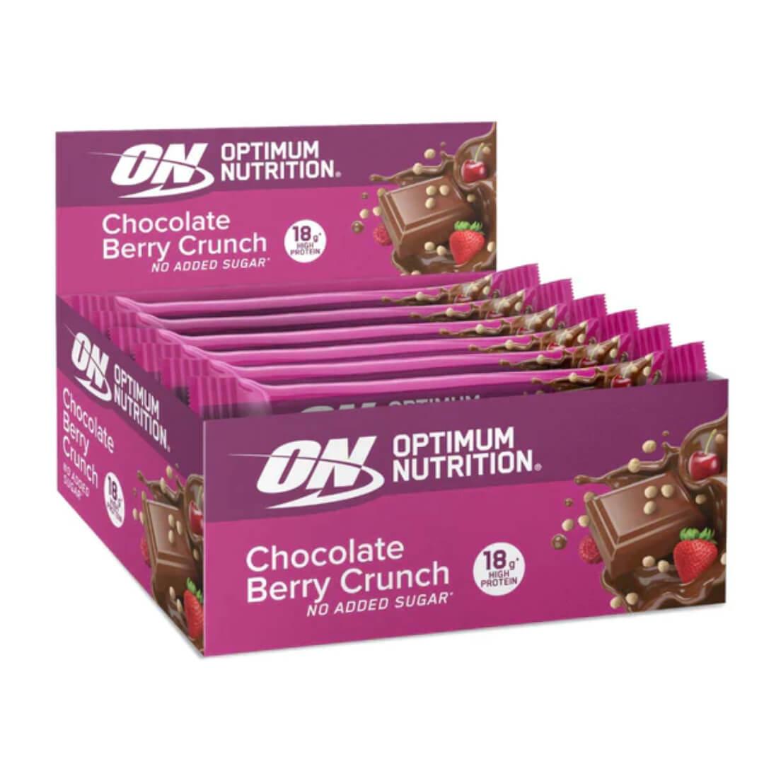 Optimum Nutrition Chocolate Berry Crunch Bar 12x55g5