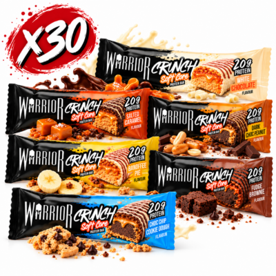 Warrior Crunch Protein Bar 30x64g