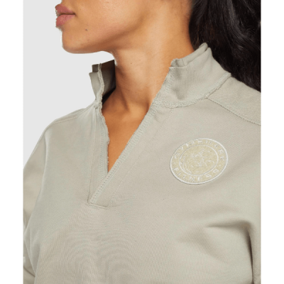 ⁦Gymshark Legacy Oversized Sweatshirt Washed Stone Brown⁩ – תמונה ⁦4⁩