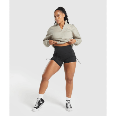 ⁦Gymshark Legacy Oversized Sweatshirt Washed Stone Brown⁩ – תמונה ⁦5⁩